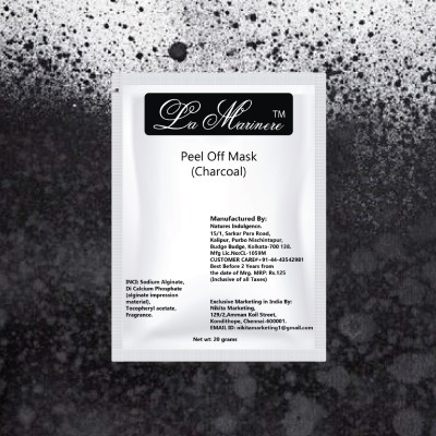 Lamarinere Charcoal Peel Off Mask 20gm (Pack of 6pcs)