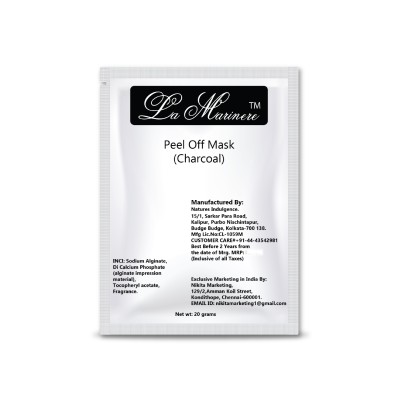 Lamarinere Charcoal Peel Off Mask 20gm (Pack of 3pcs)