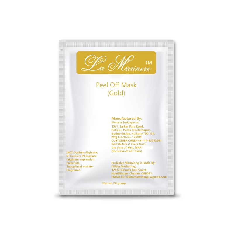Lamarinere 24K Gold Body Spa Kit (Pack of 3 Single Use Kits)