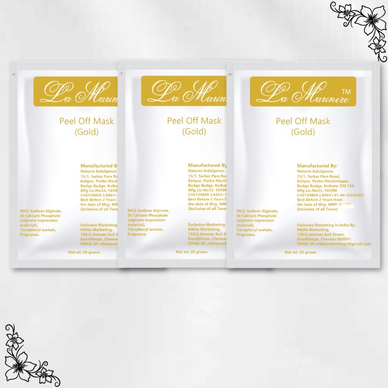 Lamarinere Gold Peel Off Mask 20gm (Pack of 3pcs)