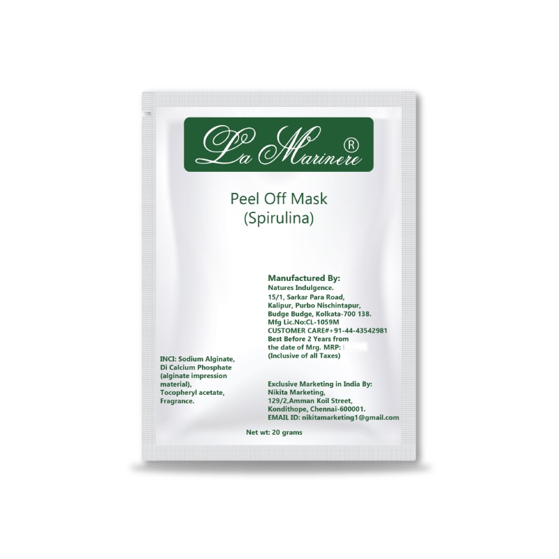 Lamarinere Spirulina Peel Off Mask 20gms (Pack of 10pcs)