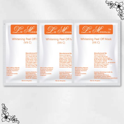 Lamarinere Vitamin-C Peel Off Mask 20gm (Pack Of 3pcs)