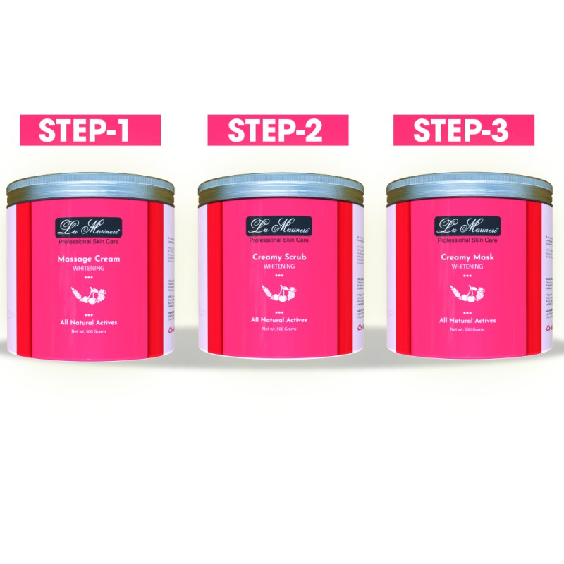 Lamarinere Whitening Cabin Treatment (Cream,Scrub & Mask)
